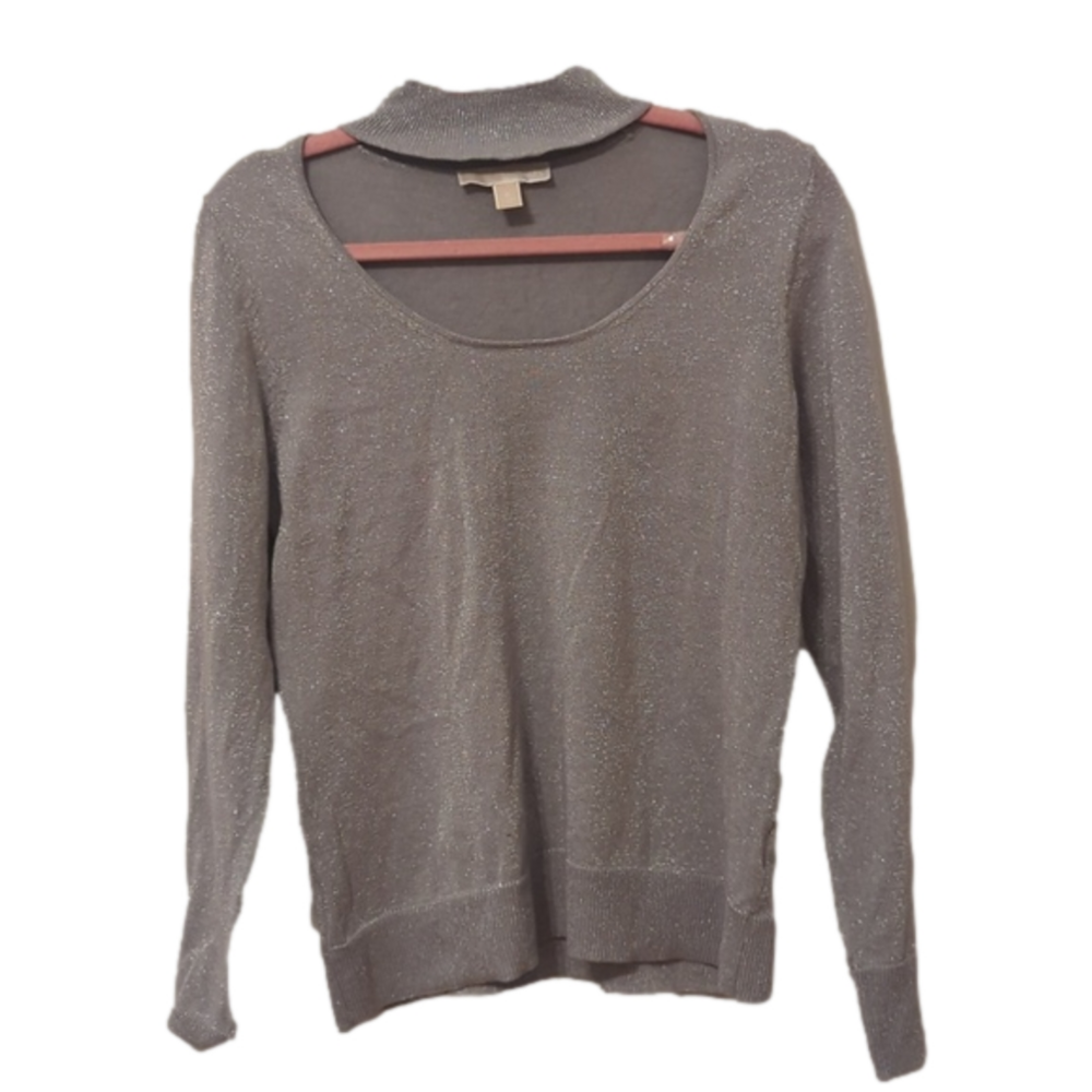 Michael Kors Gray Sparkle Top